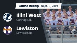 Recap: Illini West  vs. Lewiston  2021