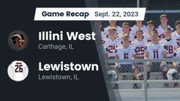 Recap: Illini West  vs. Lewistown  2023