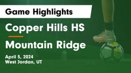 Copper Hills HS vs Mountain Ridge  Game Highlights - April 5, 2024