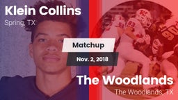 Matchup: Klein Collins High vs. The Woodlands  2018