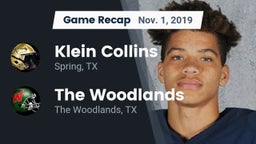 Recap: Klein Collins  vs. The Woodlands  2019