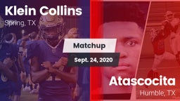 Matchup: Klein Collins High vs. Atascocita  2020