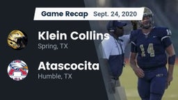 Recap: Klein Collins  vs. Atascocita  2020