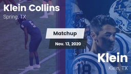 Matchup: Klein Collins High vs. Klein  2020