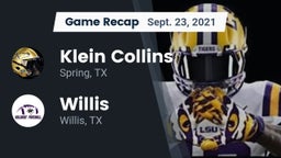 Recap: Klein Collins  vs. Willis  2021