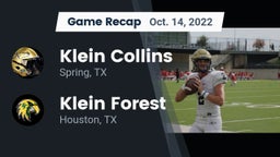 Recap: Klein Collins  vs. Klein Forest  2022