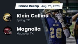 Recap: Klein Collins  vs. Magnolia  2023