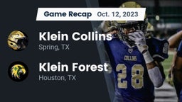 Recap: Klein Collins  vs. Klein Forest  2023