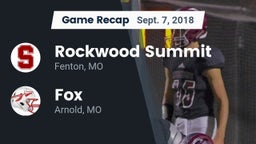 Recap: Rockwood Summit  vs. Fox  2018