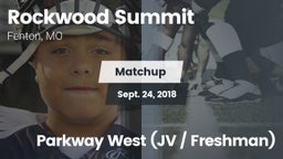 Matchup: Rockwood Summit vs. Parkway West (JV / Freshman) 2018