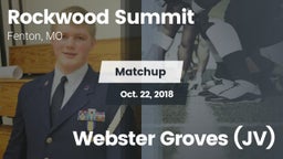 Matchup: Rockwood Summit vs. Webster Groves (JV) 2018