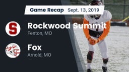 Recap: Rockwood Summit  vs. Fox  2019
