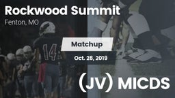 Matchup: Rockwood Summit vs. (JV) MICDS 2019