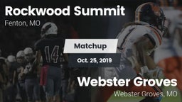 Matchup: Rockwood Summit vs. Webster Groves  2019