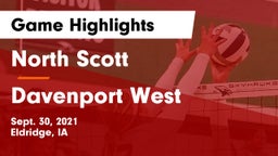 North Scott  vs Davenport West  Game Highlights - Sept. 30, 2021