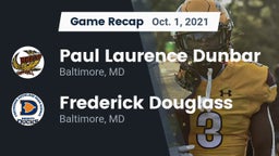 Recap: Paul Laurence Dunbar  vs. Frederick Douglass  2021