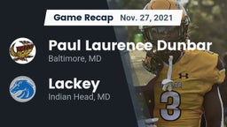 Recap: Paul Laurence Dunbar  vs. Lackey  2021