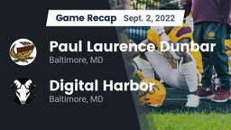 Recap: Paul Laurence Dunbar  vs. Digital Harbor  2022
