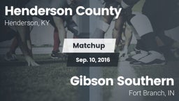 Matchup: Henderson County vs. Gibson Southern  2016