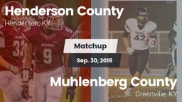 Matchup: Henderson County vs. Muhlenberg County  2016