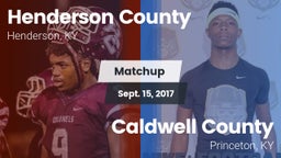 Matchup: Henderson County vs. Caldwell County  2017