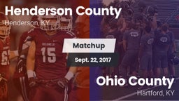 Matchup: Henderson County vs. Ohio County  2017