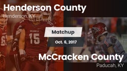 Matchup: Henderson County vs. McCracken County  2017