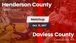 Matchup: Henderson County vs. Daviess County  2017