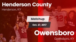 Matchup: Henderson County vs. Owensboro  2017