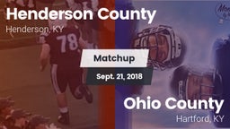 Matchup: Henderson County vs. Ohio County  2018