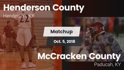 Matchup: Henderson County vs. McCracken County  2018