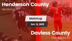 Matchup: Henderson County vs. Daviess County  2018
