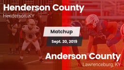 Matchup: Henderson County vs. Anderson County  2019