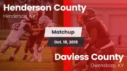 Matchup: Henderson County vs. Daviess County  2019