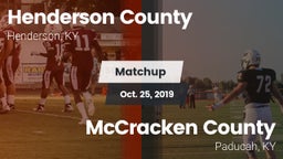 Matchup: Henderson County vs. McCracken County  2019