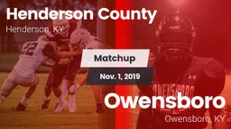 Matchup: Henderson County vs. Owensboro  2019