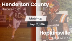 Matchup: Henderson County vs. Hopkinsville  2020