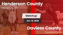Matchup: Henderson County vs. Daviess County  2020