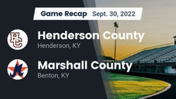 Recap: Henderson County  vs. Marshall County  2022