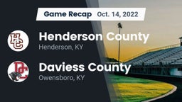 Recap: Henderson County  vs. Daviess County  2022