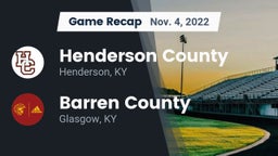 Recap: Henderson County  vs. Barren County  2022