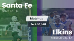 Matchup: Santa Fe  vs. Elkins  2017
