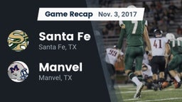 Recap: Santa Fe  vs. Manvel  2017