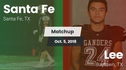 Matchup: Santa Fe  vs. Lee  2018