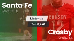 Matchup: Santa Fe  vs. Crosby  2018