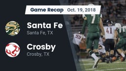 Recap: Santa Fe  vs. Crosby  2018