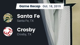 Recap: Santa Fe  vs. Crosby  2019
