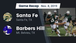 Recap: Santa Fe  vs. Barbers Hill  2019