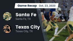 Recap: Santa Fe  vs. Texas City  2020