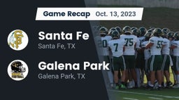 Recap: Santa Fe  vs. Galena Park  2023